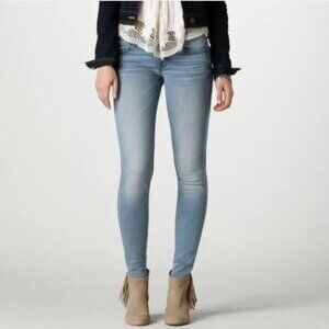 American Eagle Hi-Rise Jegging Light Wash Size 12 Short